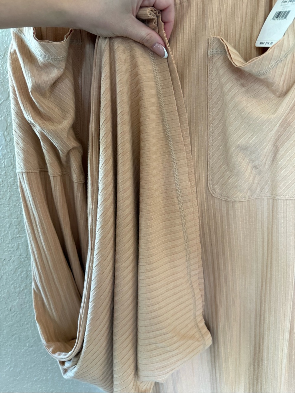 NWT Free People WIDE leg ribbed pants (s) - Picture 6 of 6